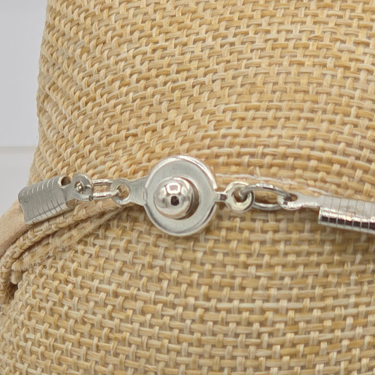 Turquoise Nugget on Cream &amp; Brown Suede Bracelet
