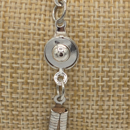 Turquoise Nugget on Tan Suede Leather With Silver Tone Accents