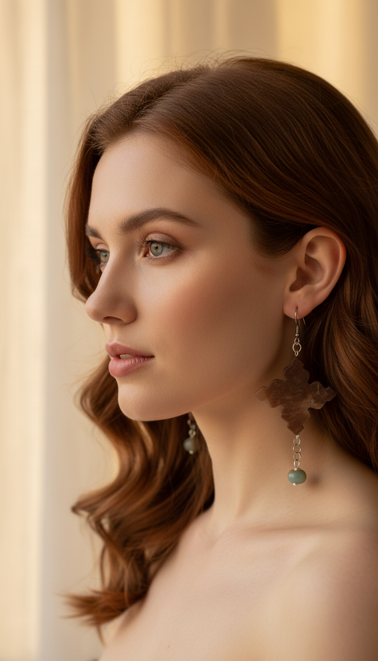 Jasper & African Opal Jasper Earrings on Stainless Steel Ear Wires