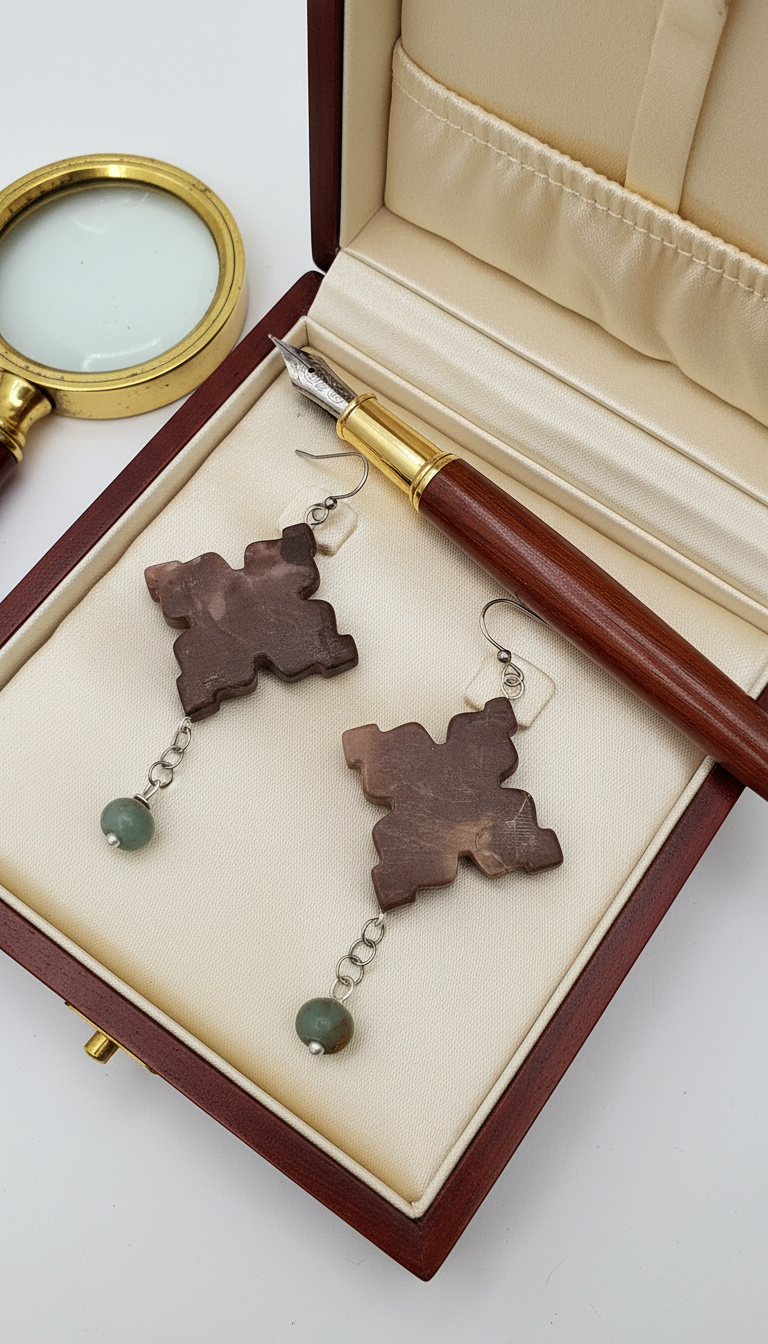 Jasper & African Opal Jasper Earrings on Stainless Steel Ear Wires