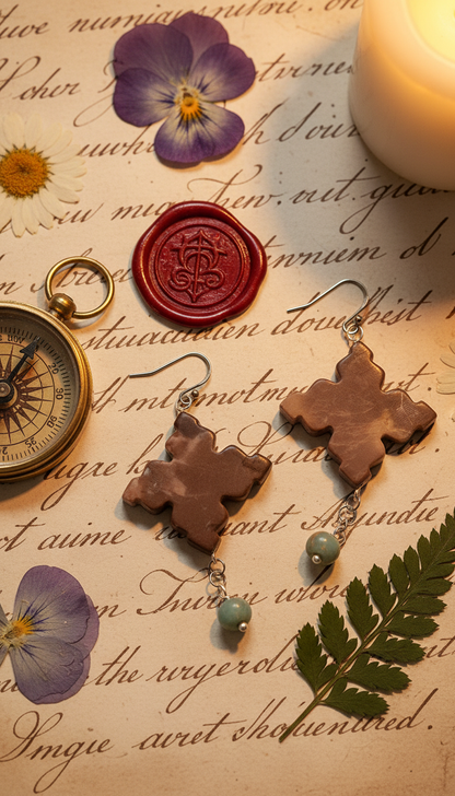 Jasper & African Opal Jasper Earrings on Stainless Steel Ear Wires